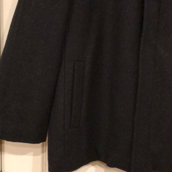 ⛄️ Calvin Klein Men’s heather black wool full cut Sz XL jacket. Like new! ⛄️ - Picture 3 of 12